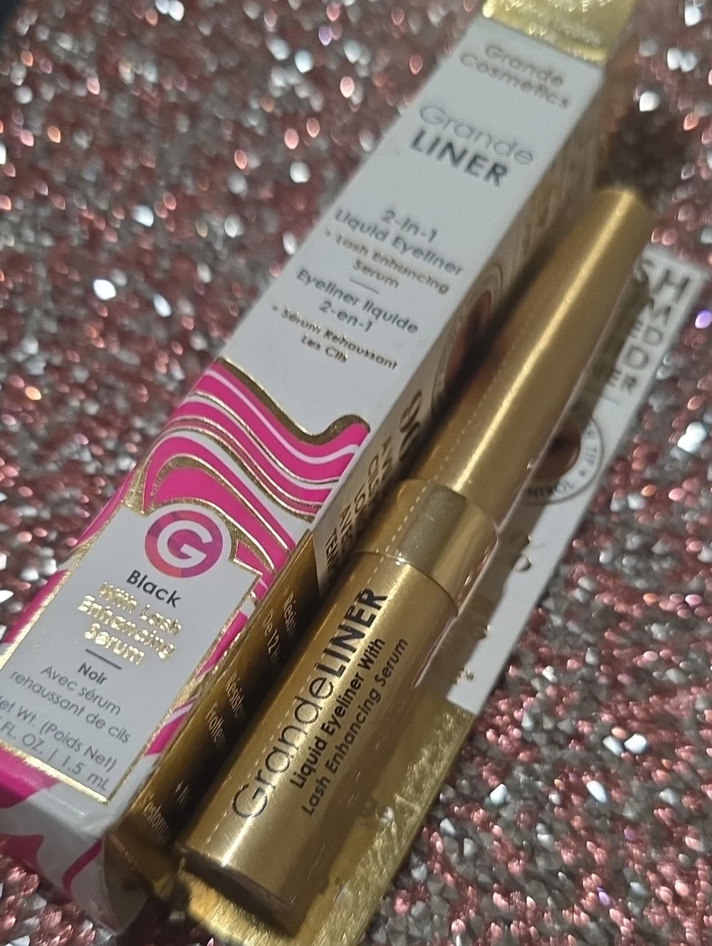 🧚‍♀️Grande DISCONT. Liner 2-in-1 Liquid Eyeliner & Lash Serum NWT